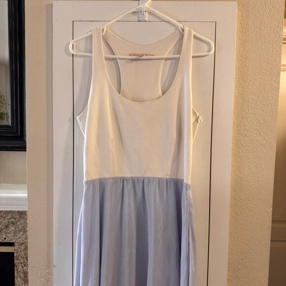 Anthropologie Hutch Capay High Low Silk Dress Size Medium Colorblock Flowy USA - Picture 11 of 12
